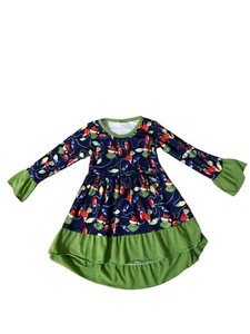 Vestito natalizio medio Grinch Cindy Lou Who bambino - Foto 1 di 3