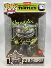 FRANCOIS CHAU Signed TMNT SUPER SHREDDER Jumbo 10” Funko Autograph JSA COA