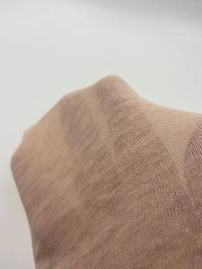 Women's Vintage 30-40s thigh-high stockings | pale pink cotton stockings - Picture 1 of 6