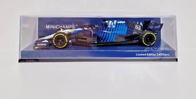 1:43 MINICHAMPS MODELLINO AUTO F1 WILLIAMS FW43B RUSSELL BAHRAIN GP 2021 DIECAST - Immagine 1 di 4