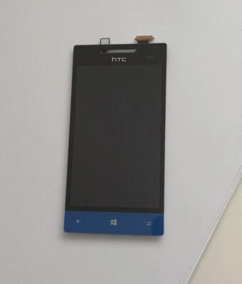 HTC Windows Phone 8S LCD Display Touchscreen Komplett Glas Bildschirm Blau - Bild 1 von 2