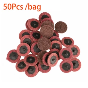 50x 2 inch Medium Surface Conditioning Discs Roll Lock Die Grinder Sanding Pads - Picture 1 of 10