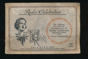 1934 H.O. Wills RADIO CELEBRITIES ALBUM partial set