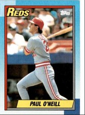 1990 Topps Baseball Cards Paul O'Neill Cincinnati Reds #332