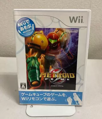 Metroid Prime Nintendo Wii 2009 Japan Version Tested Used NTSC-J Japan import - Image 1 of 3