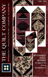Reversible Table Runner Quilt Pattern by The Quilt Company TQC201 - Picture 1 of 2