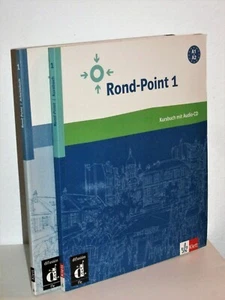 2x Klett - Rond-Point 1 - Kursbuch + Arbeitsbuch mit Audio CD - Imagen 1 de 4