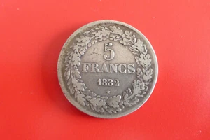 Belgique 5 Francs Léopold 1er 1832 - Picture 1 of 3