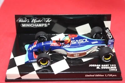 1/43 Jordan Hart 192 (1992) - #33 M. Gugelmin - MINICHAMPS - Immagine 1 di 3