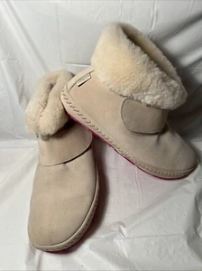 LL BEAN Women's Wicked Good Squam Lake Bootie Cream Size 9M 515457 - Picture 1 of 8