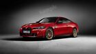 Bmw M4 Competition Edition 50 Jahre Bmw M 2022 Red Wall Decor Print Photo Poster