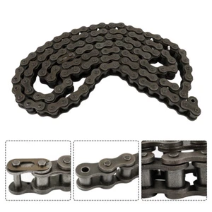 #80H HEAVY DUTY ROLLER CHAIN 10 FEET + FREE CONNECTING LINK 1 CONNECTOR -US - Picture 1 of 12