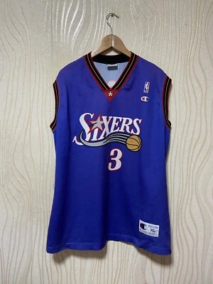 CAMISETA DE BALONCESTO DE LOS FILADELFIA 76ERS CAMPEÓN talla XL HOMBRE #3 IVERSON Foto 1 de 4