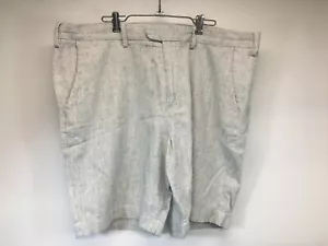 J.Crew 38 x 9" Gramercy weiß blau Baumwolle Leinenmischung sommerlich leichte Freizeitshorts - Bild 1 von 4