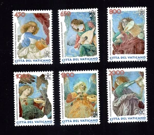 1998 VATICAN Musical Angels Scott 1075-80, Michel 1246-51 MNH - Picture 1 of 1