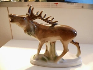 Porzellan Figur Hirsch - Bild 1 von 4