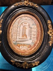 RELIQUIAS Relicario reliquia multireliquia en marco S. CRUCIS - Imagen 1 de 19