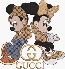 VINTAGE GUCCI DISNEY MICKEY MOUSE Patch - embroidery Patch 12''