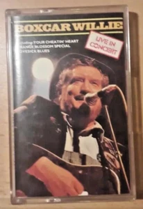 Boxcar Willie Live in Concert inc Your Cheatin Heart | Cassette Tape Album - Picture 1 of 2