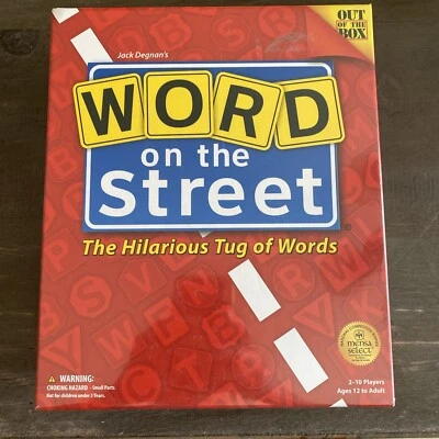NEW Word On The Street Board Game The Hilarious Tug Of Words SEALED - Image 1 of 4