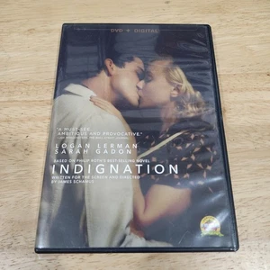 Indignation (DVD+Digital) NEW Romance Drama Love Story Sarah Gadon Logan Lerman - Foto 1 di 2