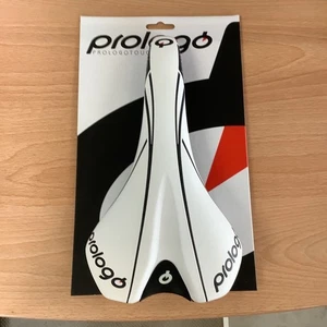 Neuer und unbenutzter Prologo Comfort Sattel T2.0 Chromoly Schiene weiß - Bild 1 von 6