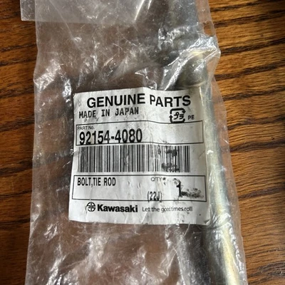 KX250 KX450 varilla de amarre perno eje de acoplamiento OEM Kawasaki 92154-4080 KX250F KX450F M16 Foto 1 de 4