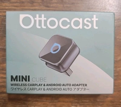 Ottocast Mini Cube USB Wireless Carplay Android Auto Adapter CP88