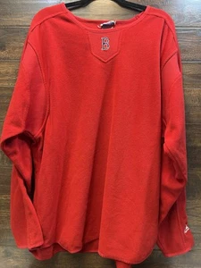 Majestic Boston Red Sox Fleece Crewneck Sweatshirt Mens Size XL MLB Baseball - Picture 1 of 9