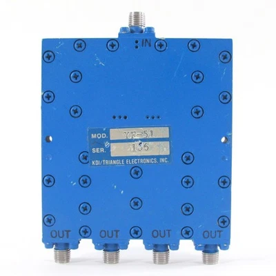 Combinador divisor de potencia en fase de 4 vías KDI Triangle Electronics YF-51 0,5-2,0 GHz Foto 1 de 4