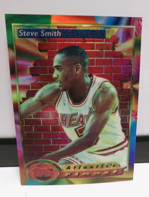 Refractor Steve Smith Topps Finest #97 1993-94 Foto 1 de 2