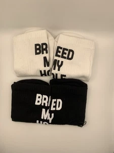 Brutal Breed My Hole Socken x 2 Paar 7-11 1x schwarz 1x weiß portofrei - Bild 1 von 14