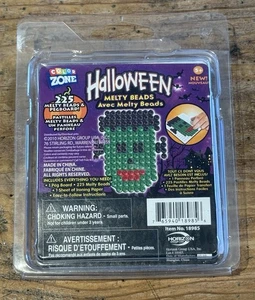 Halloween MELTY BEADS “Frankenstein” 225 pz + 3” Pegboard Età 5+ NUOVO 2010 - Foto 1 di 6