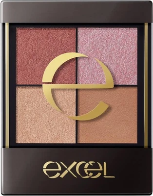NOEVIR excel Real Close Shadow Palette Matte Nuance Glossy CX06 Back Slit JP - Image 1 of 4
