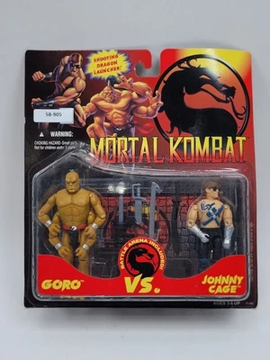 Mortal Kombat Battle Arena Johnny Cage Vs Goro 射击龙发射 孩之宝 — 第 1/4 张图片