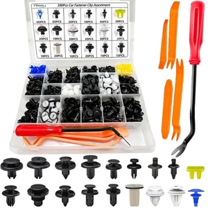 390Pcs Subaru Car Plastic Rivets Fasteners Push Retainer Kit,18 Most Popular Siz - Picture 1 of 7