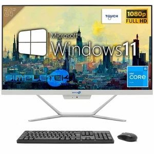 Aio All In One I5 24" Full Hd Windows 11 16gb 960gb Pc Computer Touchscreen - Picture 1 of 8