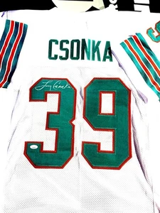 Larry Csonka Signed Jersey Miami Dolphins RB JSA Certified - Picture 1 of 1