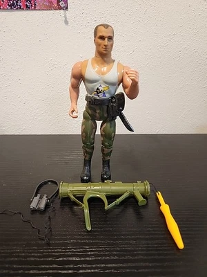 Vintage 1986 Sergeant Havoc Rambo Force of Freedom Figure Near Complete Coleco - Image 1 of 4
