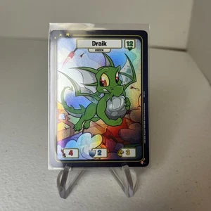 Green Draik Holo Foil COM-016 C 2025 Upper Deck Neopets Battledome - Bild 1 von 2