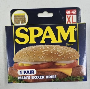 SPAM Neuheit Herren Boxershorts Unterwäsche Gr. XL 40-42 - Bild 1 von 4