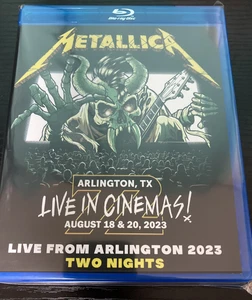 METALLICA / LIVE IN CINEMAS TWO NIGHTS 2023 ARLINGTON, TX 2Blu-ray - Picture 1 of 2