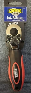 Gearhead Gh6222, 1/4 & 3/8, dual drive stubby ratchet, NEW - Picture 1 of 4