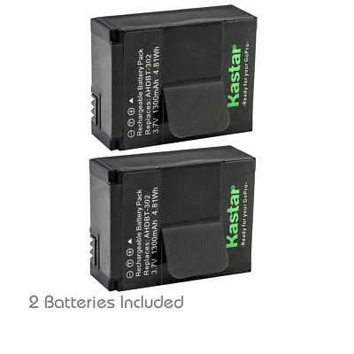 Kastar 2-Pack Battery for GoPro AHDBT-302 HD HERO3 HERO3+ AHDBT-301 AHDBT-201