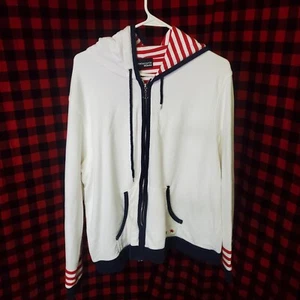 Norton McNaughton nautical hooded full zip sweatshirt XL - Picture 1 of 3