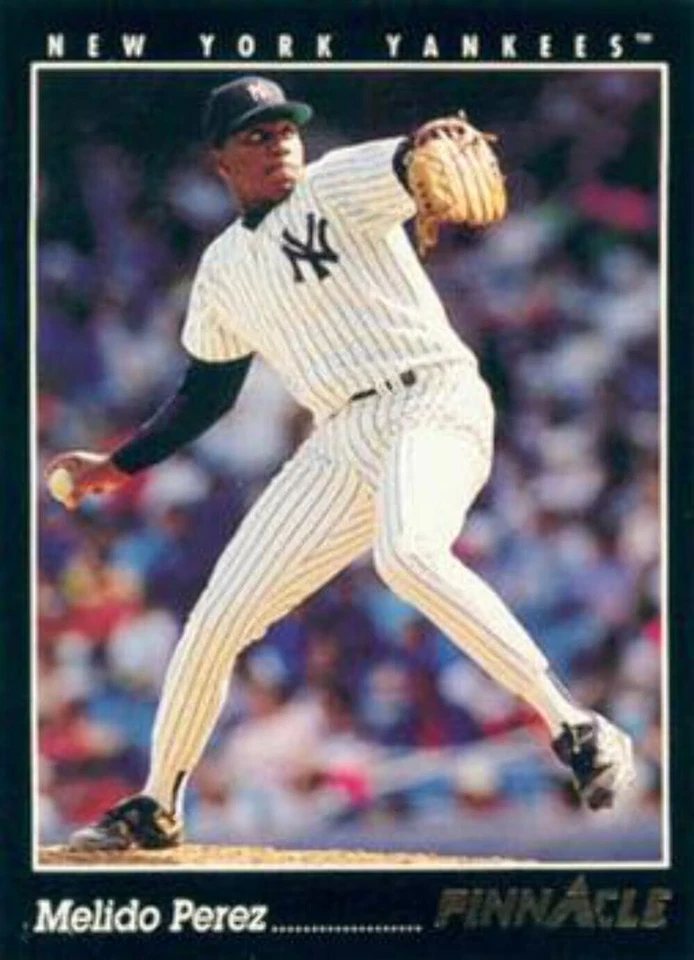 #109 Melido Perez - New York Yankees - 1993 Pinnacle Baseball - Image 1 of 1