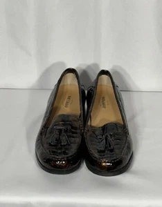 Sebago Women's Cami Fringe Dark Brown Croc USA 8.5 UK 6 EURO 39 CM 25.5 - Picture 1 of 5