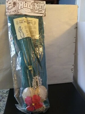 Conjunto Falda Hula Hawaiana Niño 6-9 Hula Dance Instrucciones Incluidas Foto 1 de 4