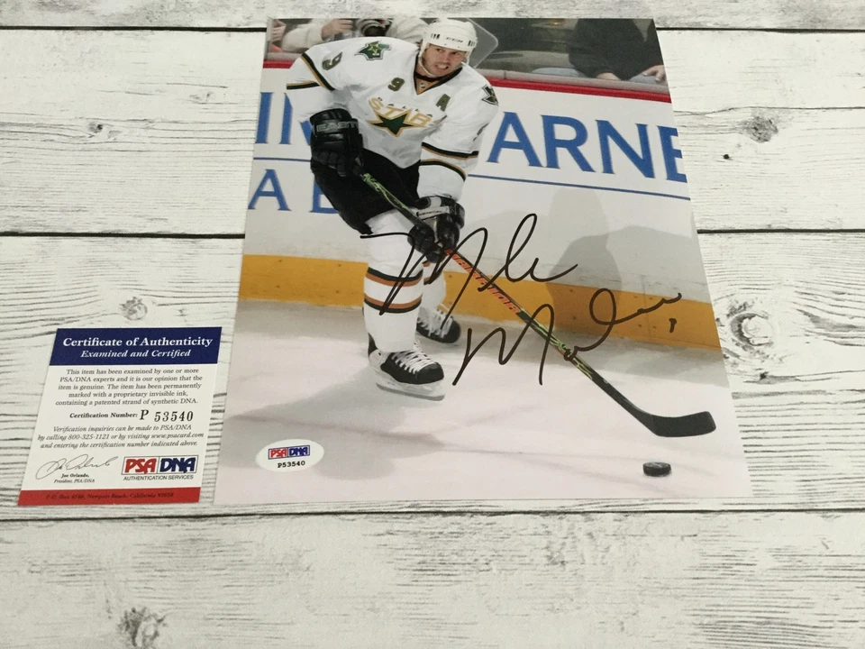 Mike Modano Signed Dallas Stars 8x10 Photo PSA DNA COA Autographed a - Image 1 of 1