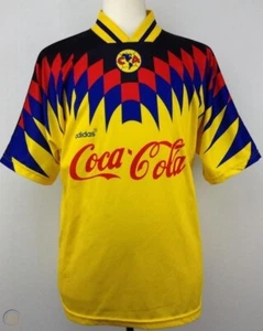 America Size 3XL Local1995 Cuau Retro Amarilla Aguilas Liga MX - Picture 1 of 2